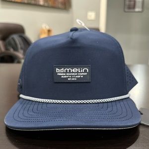 Melin Hydro Coronado Brick Navy Snapback Hat Classic